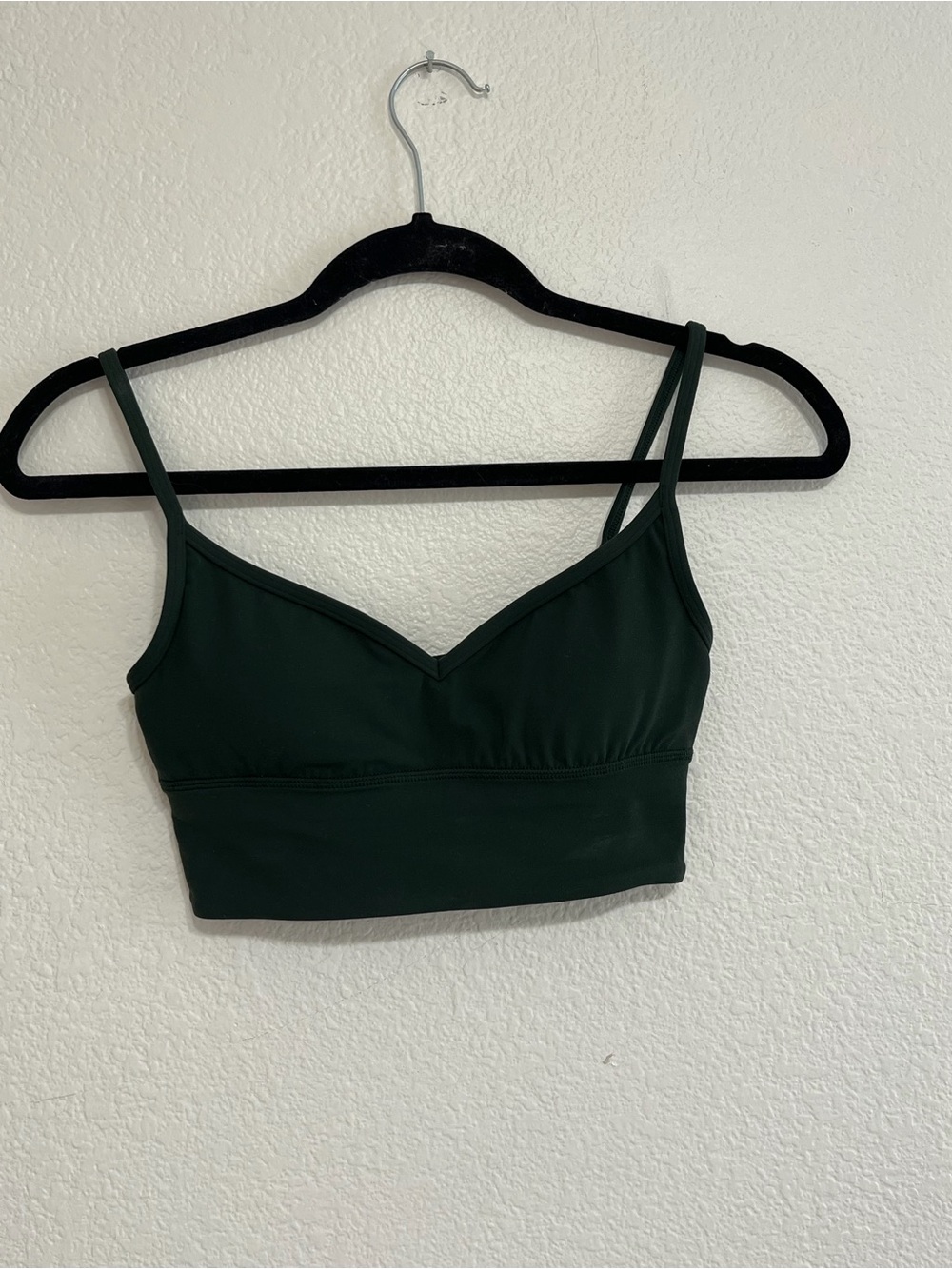Lululemon NWOT  Women's Dark Green Bralette Crop Top - Comfortable Support